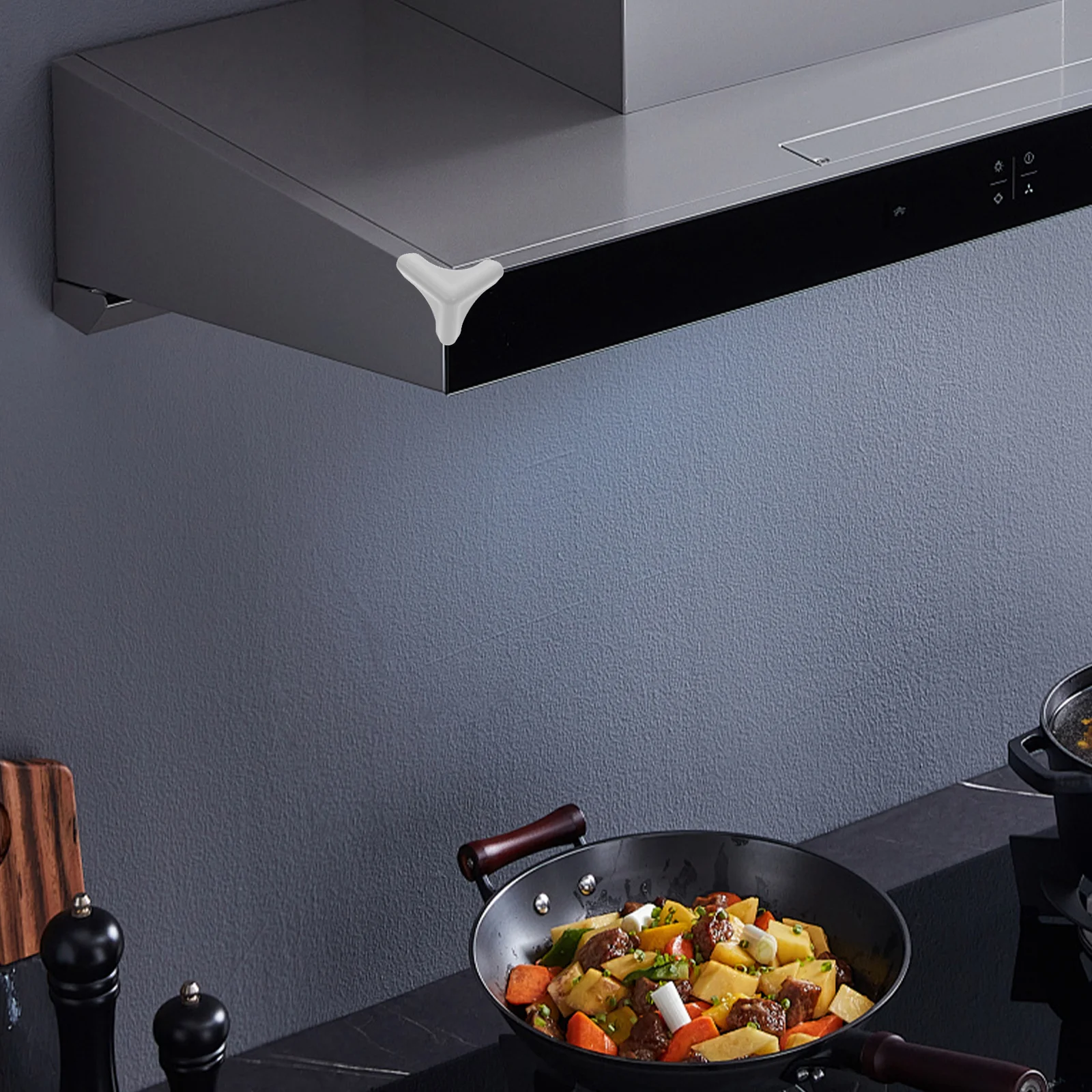 

4Pcs Soft Silicone Corner Protectors Range Hood Furniture Anti-Collision Safety Guards Edge Protection Home Table Corners