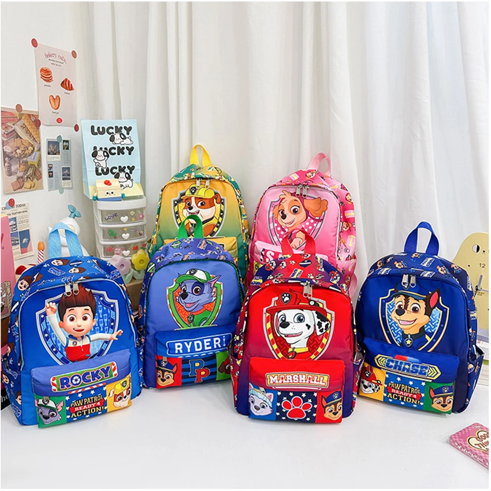 Pfote Patrouille Skye Chase Schult asche Anime Figur Jungen Mädchen Cartoon Rucksack Welpen Patrouille Puppe niedlichen Cartoon für Kinder Spielzeug Geschenke