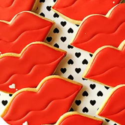3pcs Set Sexy Lip Designed Wedding Cookie Cutter Mold Stainless Steel Lips Biscuit DIY Valentine's Day Chocolate Baking Tool
