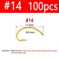 100 piezas talla 14