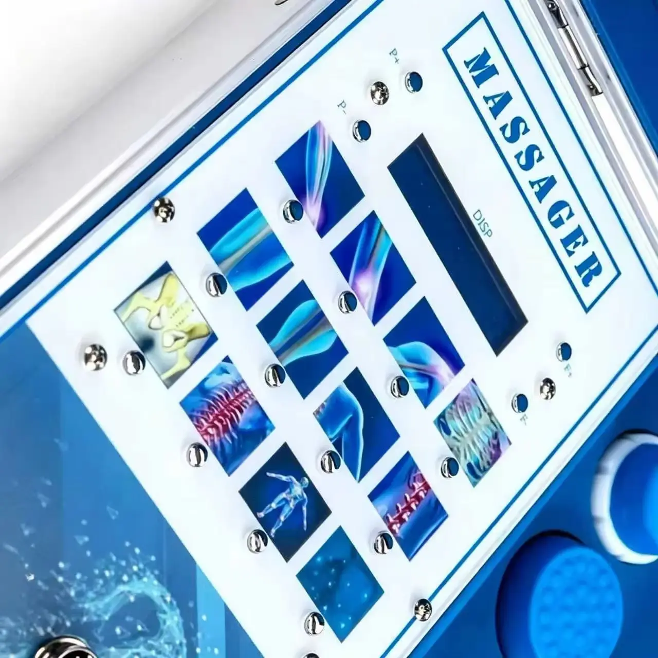 Portable Ballistic Shock Wave Massager 7 Heads Touch Screen for Home Physiotherapy