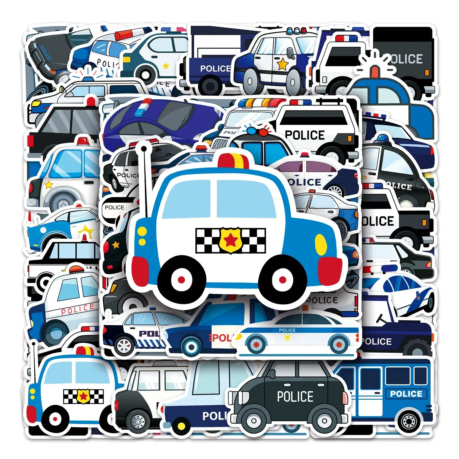 10/30/50PCSCartoon Vehicle Paint Sticker Decoration Notebook Guitar Bicycle Suitcase Bike Scrapbook Waterproof Sticker Wholesale