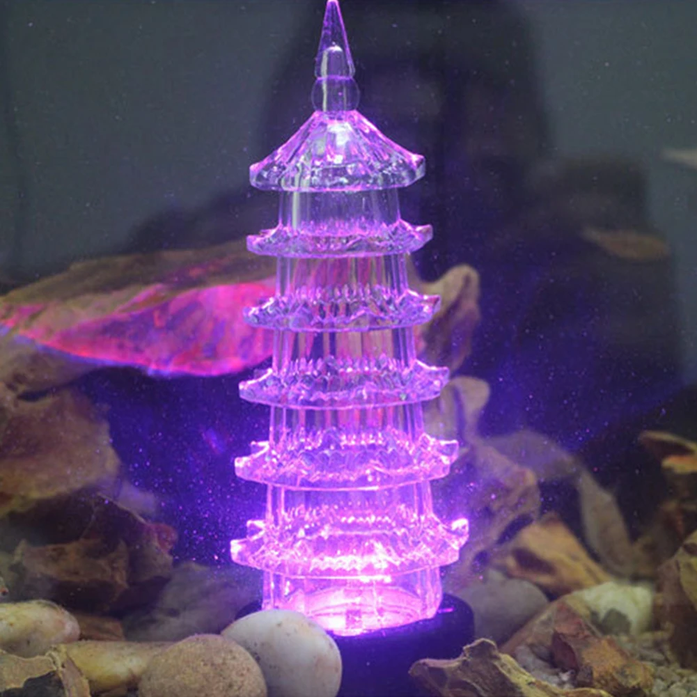 Submersible LED Aquarium Light Fish Tank Light With Built-in LED Beads High Transmittance Reusable Water Tank Light Gift