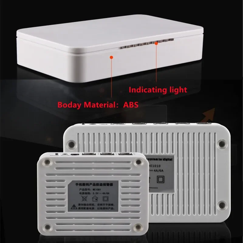 4 6 Ports Tablet Anti-Theft Alarm Device for Retail Security Display