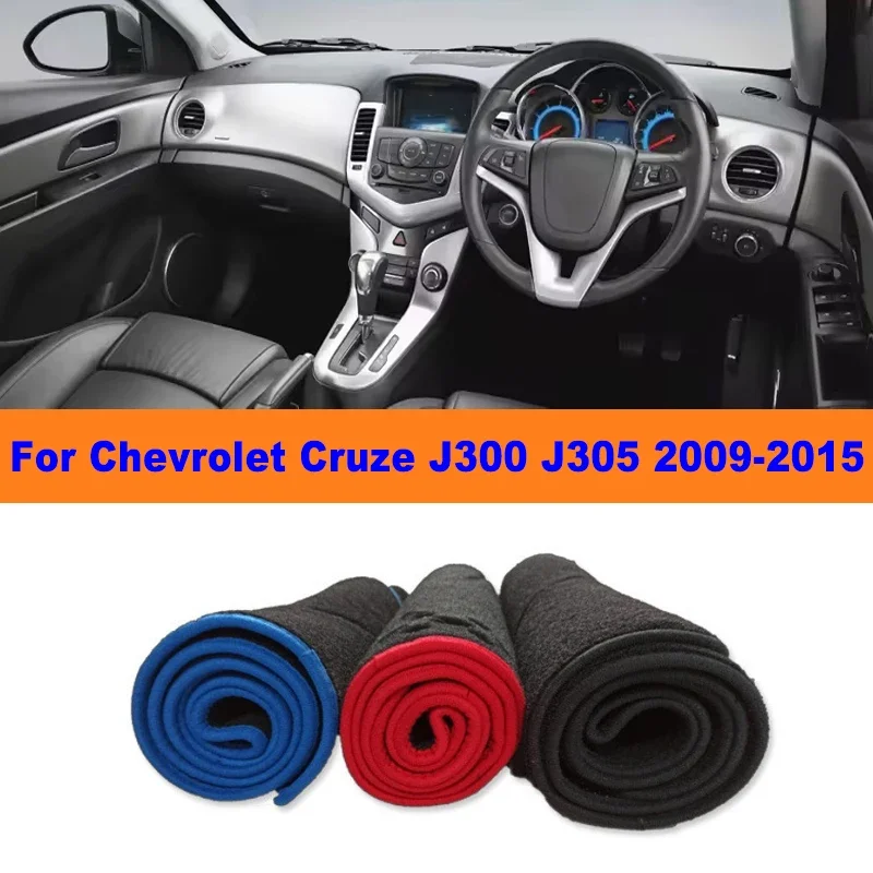 Anti-Glare Dashboard Cover Dash Mat Non-Slip Sun Shade Pad Interior Protector For Chevrolet Cruze J300 J305 2009-2015 Car Parts