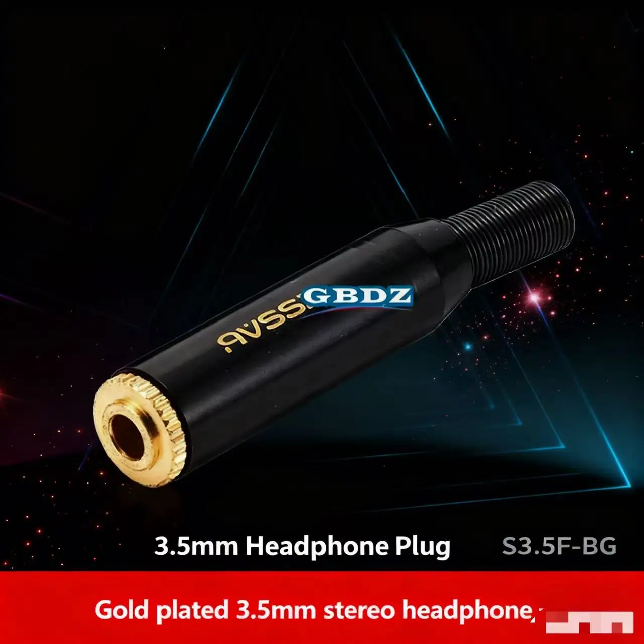 

DIY Plug Jack 3.5mm Male Female Headphone Plug Connector Audio Amplifier Adapter 1/8" Notebook Mobile Phone Stereo Welding