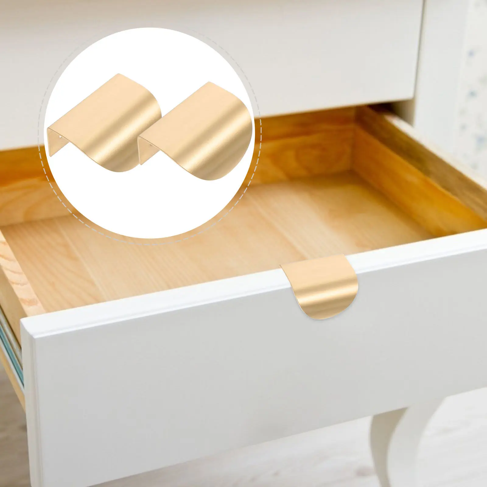 

4 шт. высококачественные латунные ручки-лепестки для шкафов, уникальный модный дизайн, простая установка, прочный захват, мебельные ручки-кнопки