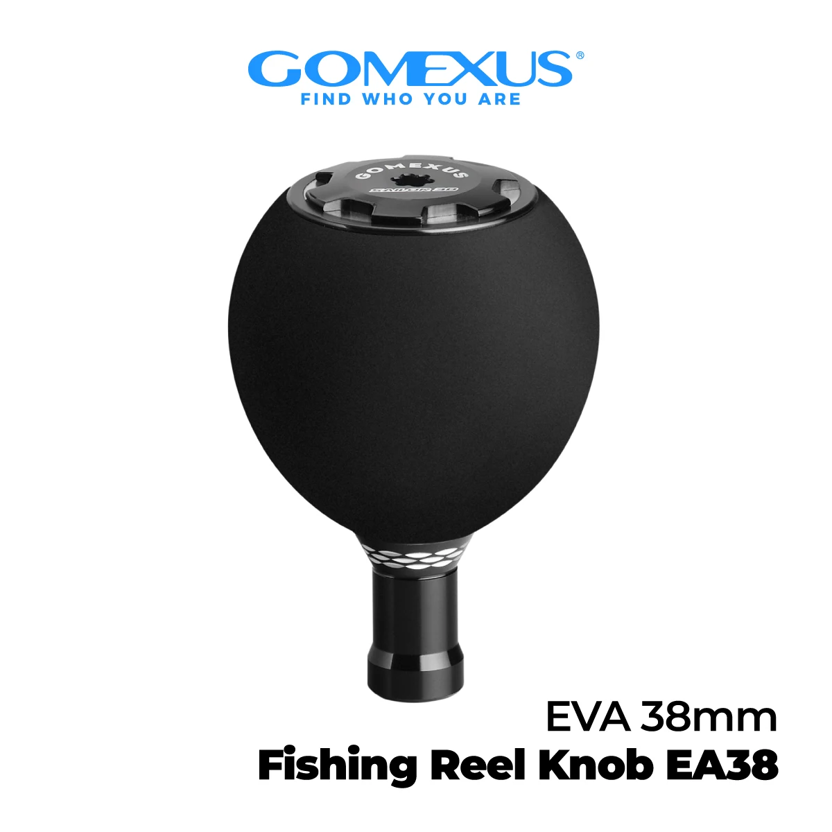Manopola Gomexus in EVA per Mulinello da Pesca 38mm EA38, Impugnatura di Ricambio per Mulinelli da Spinning Shimano Daiwa, Antiscivolo