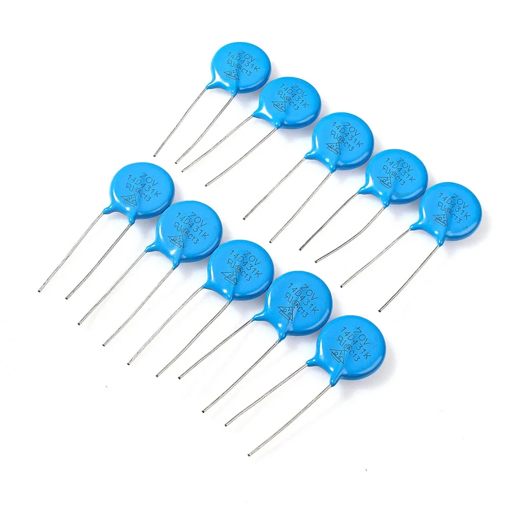 120pcs Varistor Resistors Electronic Kit 7D471K 7D431K 7D391K 10D471K 10D431K 10D391K 10D241K 14D471K 14D431K 10D330K 10D270K