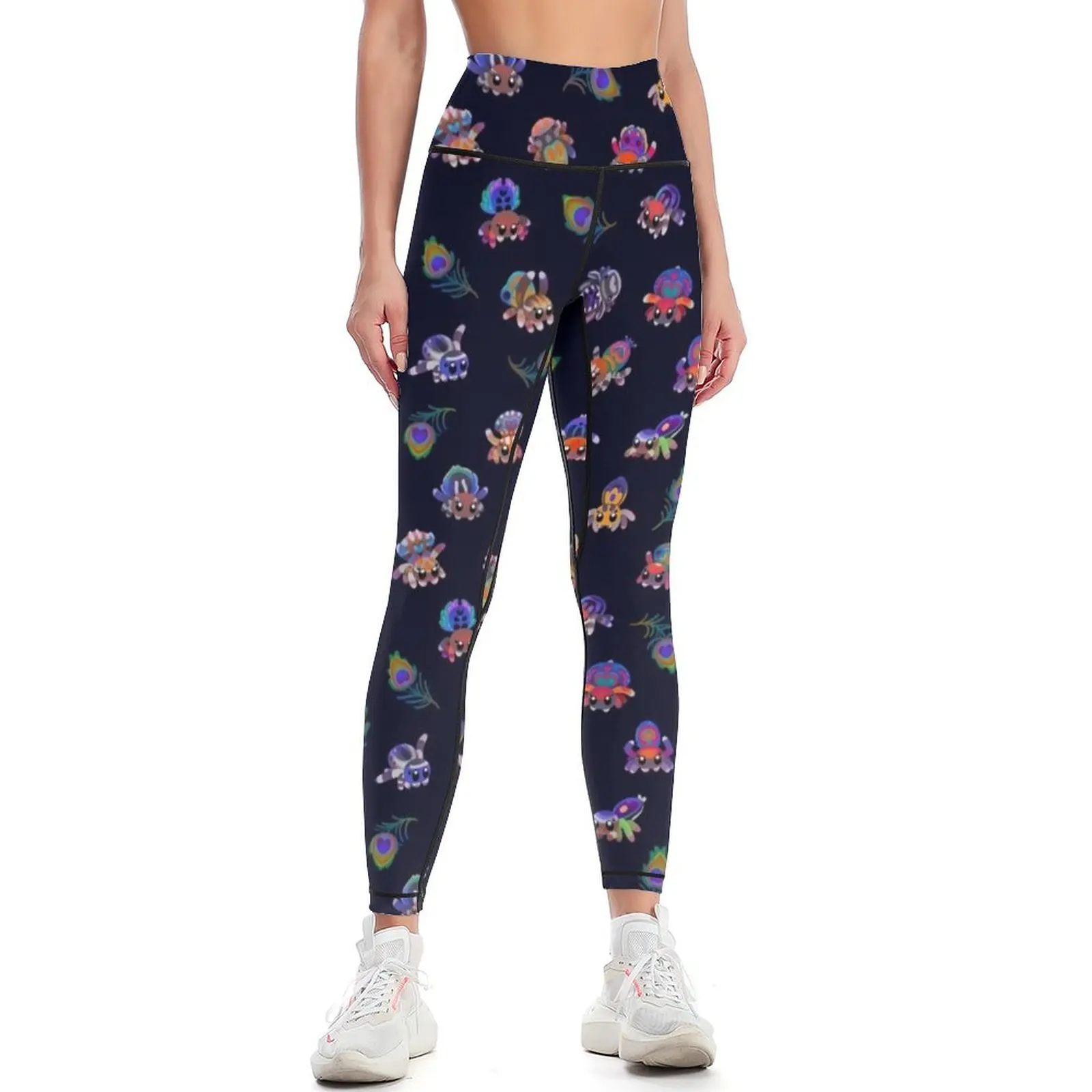 

Peacock spider Leggings Fitness's gym clothes harem pants fitness set gym Womens Leggings