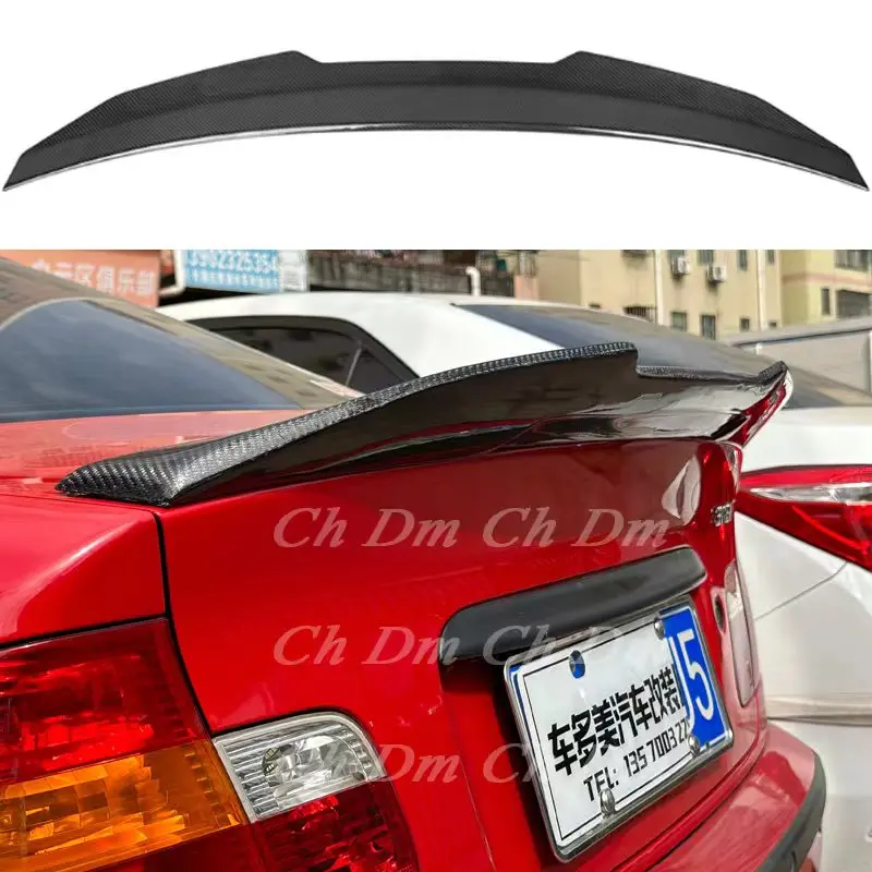 

Car Rear Trunk Spoiler Wings Real Carbon Fiber For BMW 3 Series E46 320i 325i 330i Sedan 4Door 1998-2005 Auto Tail Boot Lid Wing