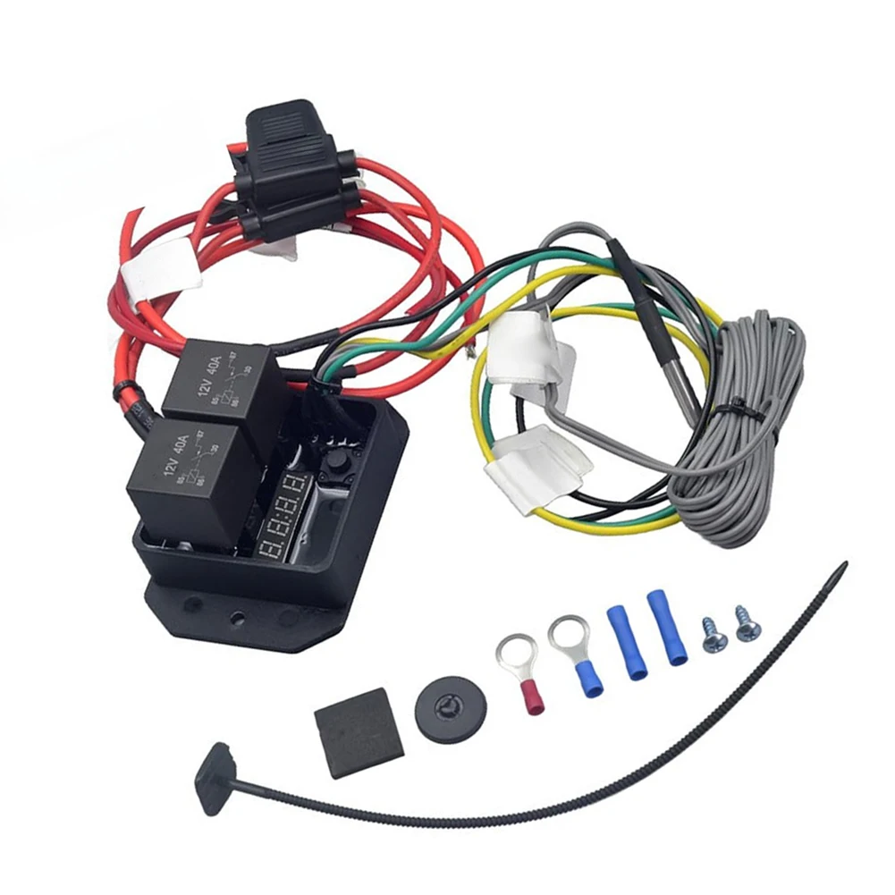 Precision Digital Radiator for fan Controller for 12V 24V Automotive Systems Featuring Dual for fan Capability and For Temp