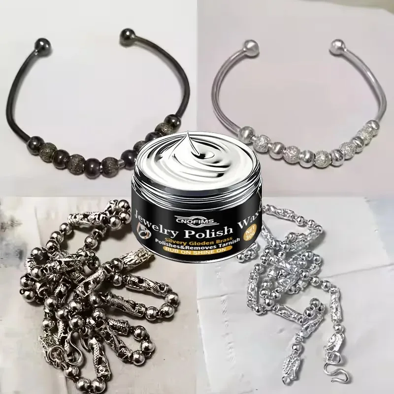 

Fasilawei Pro Jewelry Polishing Cream: Tarnish Remover for Silver/Platinum & Sonic Machines