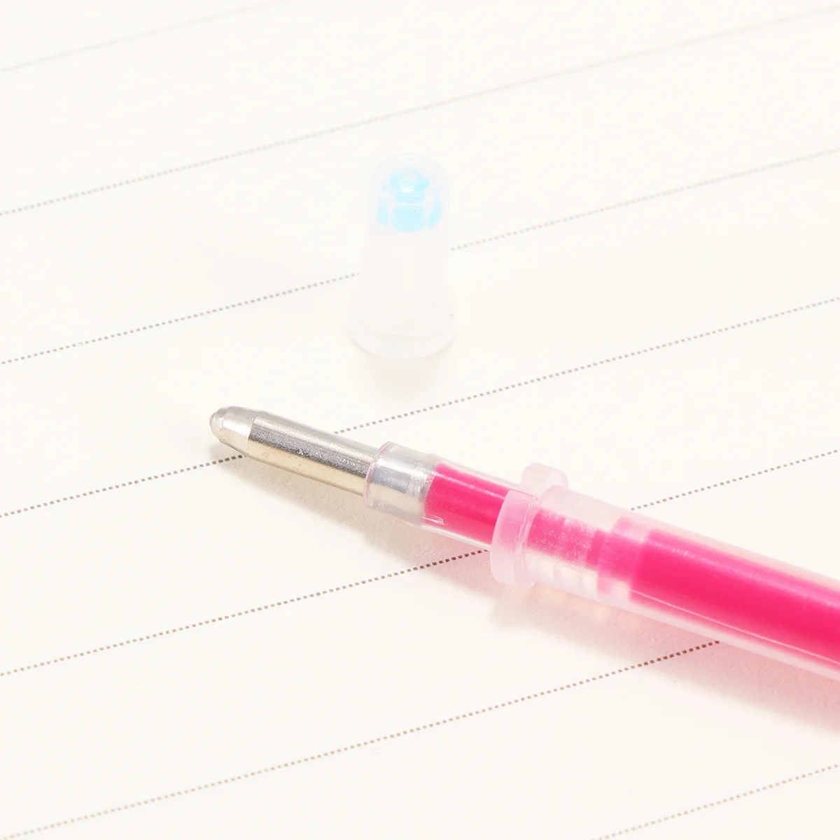 

100Pcs Heat Erasable Fabric Marking Pens Thin Rod Medium Size Neutral Heat Elimination Refilled for Sewing Dressmaking Quilting