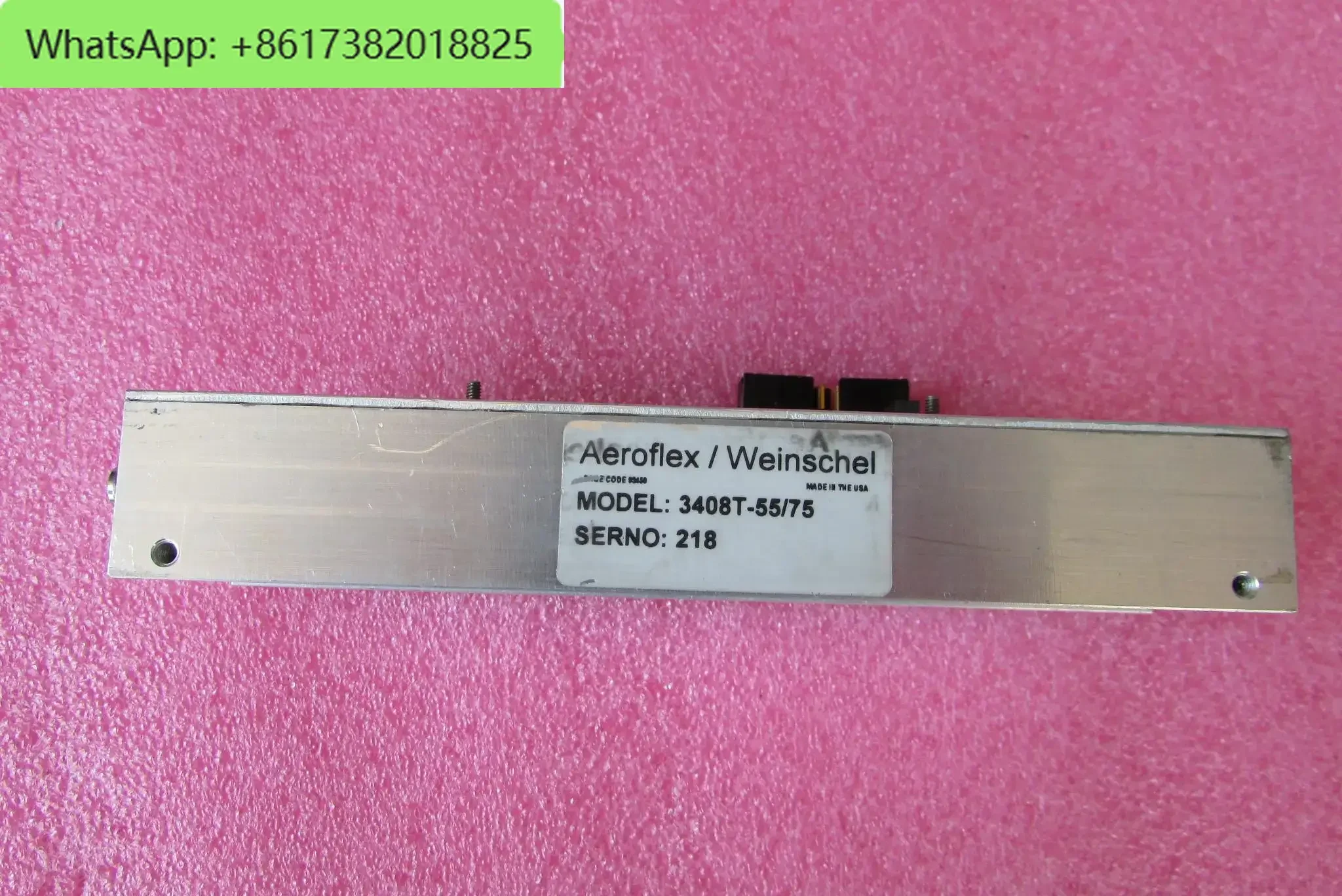 aeroflex/weinschel 3408T-55.75 6GHz 0-55.75dB Programmable Step Attenuator