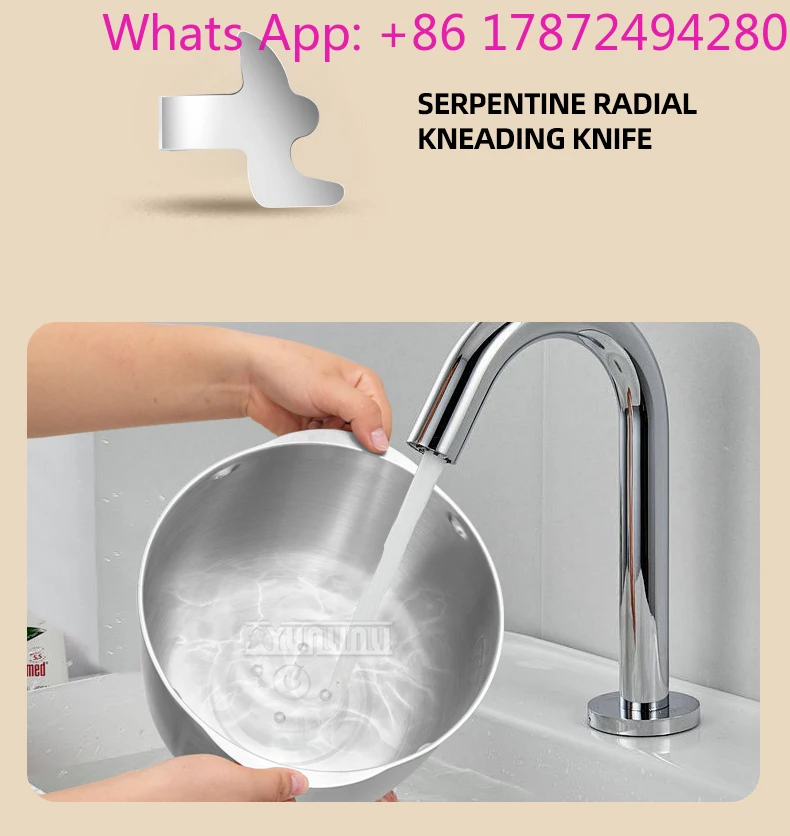 5L Automatic Ferment Machine Large Capacity Dough Mixer Stainless Steel Flour Dough Maker