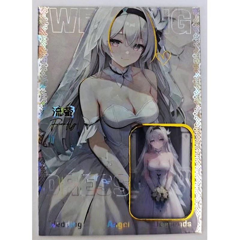 Anime Goddess Story Elysia Yae Miko Ganyu Hms Cheshire Yor Forger Film Card carte da collezione regali di compleanno di natale giocattoli da gioco