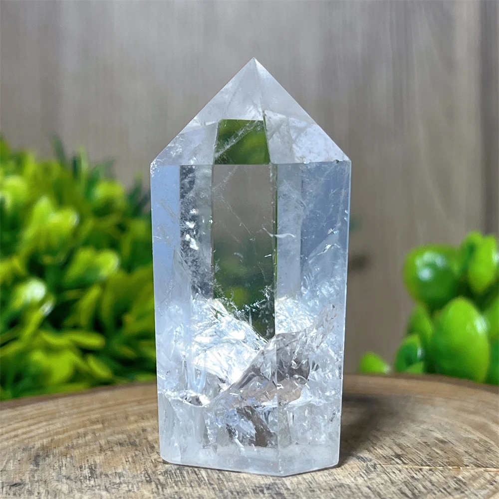Clear Quartz Tower Point Wand Specimen Raw Healing Gemstone Gift Ornaments Witchcraft Mineral Decoration Energy Room Gift Home