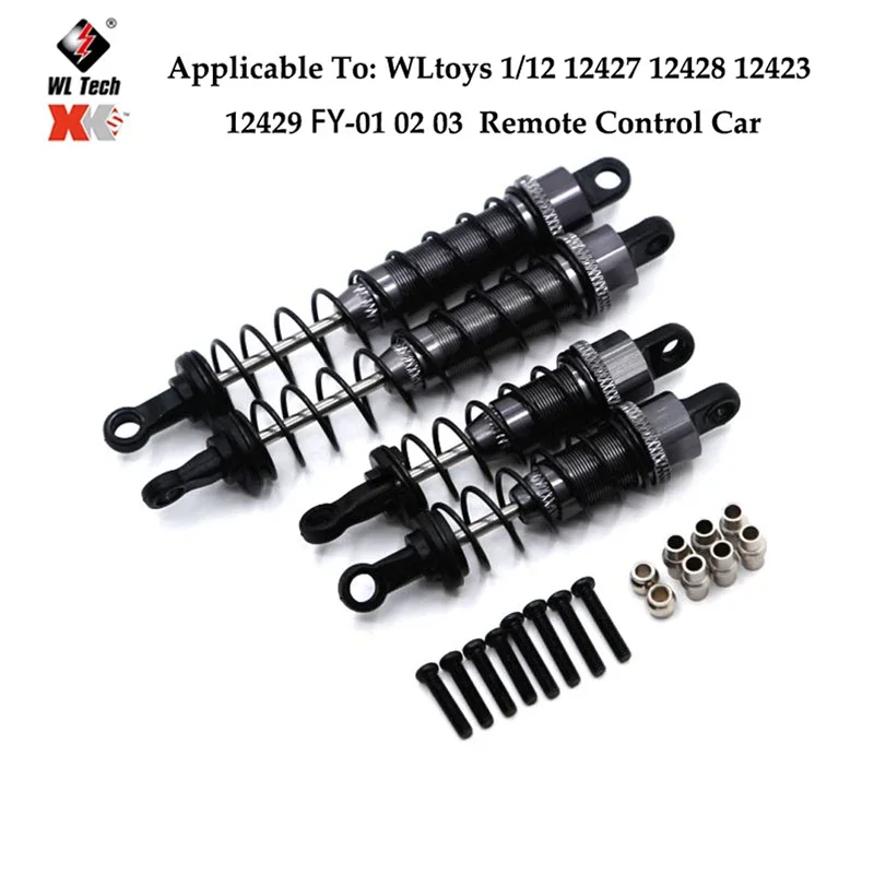WLtoys-Kit de Piezas de Coche con Control Remoto, Piezas de Metal de Poste de Luz Principal 12429 Mejora Piezas MetalEngranaje Amortiguador Diferencial1/12