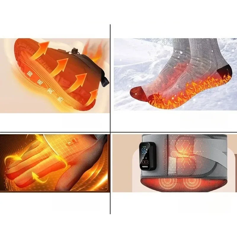 7.4V 18650 2200mAh Heated Gloves Battery Lithium Batteries for Heating Vest Socks Shoes Heating Rechargeable Battery