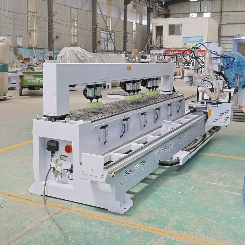 Pushing Side Drilling Machine Vertical Punch Newest Upgraded Wood Cutting Drilling Milling Cnc Drilling Machine