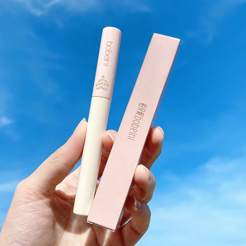 Mascara arricciacapelli in fibra di seta, pennello ultrafine, allungamento e volumizzante, impermeabile, a prova di sbavature, a lunga durata, unisex, sicuro per gli occhi