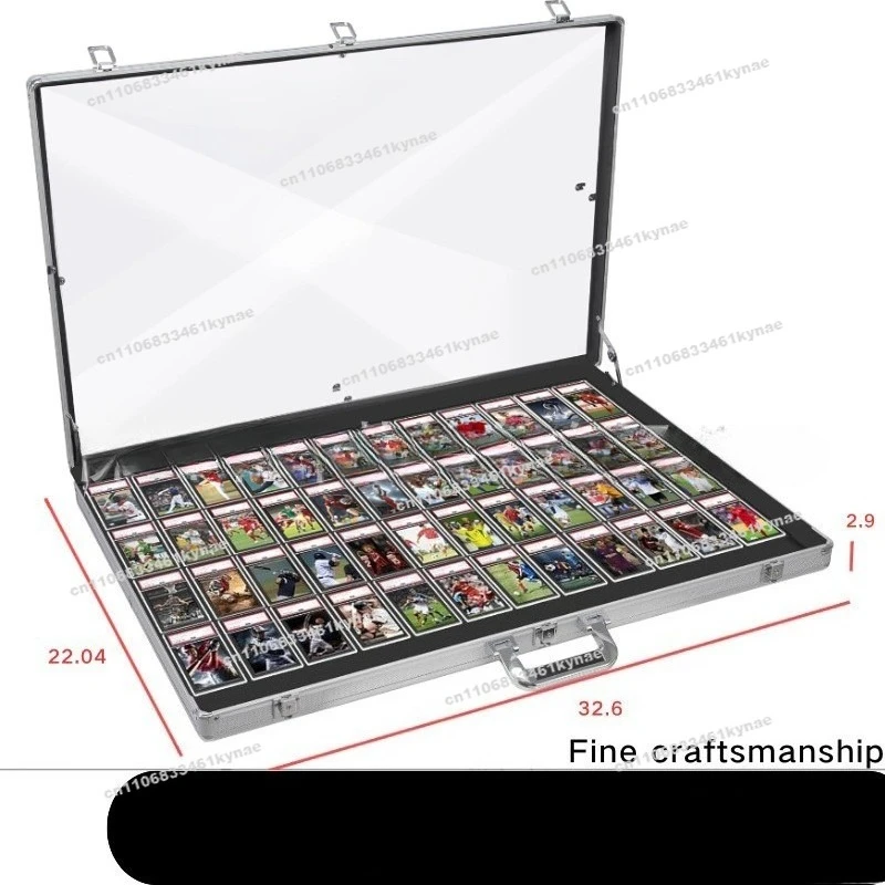 For Aluminum Display Cabinet Card Brick Collection Display Frame Display Stand