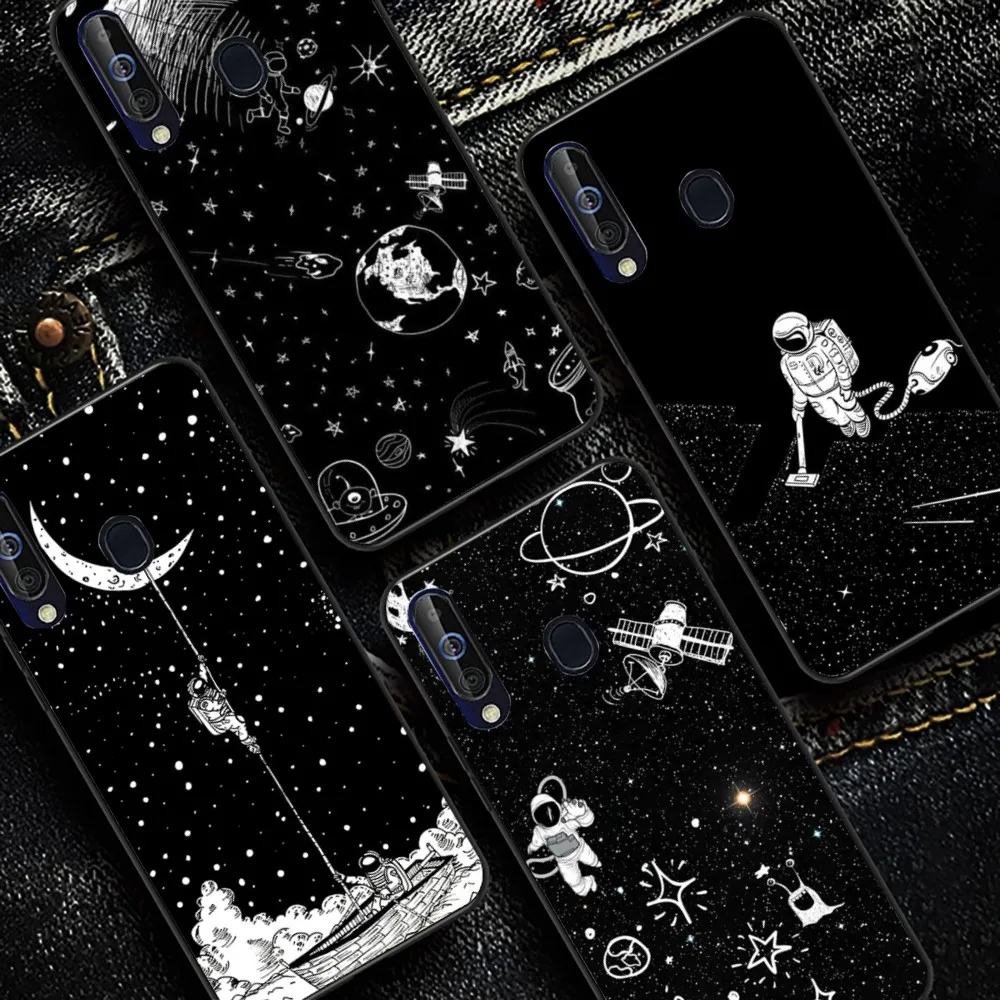 

Moon Astronaut Phone Case For Samsung A 10 11 12 13 20 21 22 30 31 32 40 51 52 53 70 71 72 73 91 13 shell