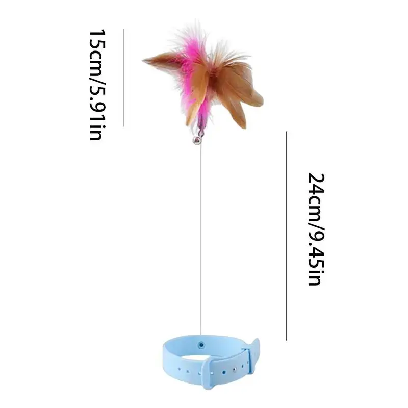Pet Accessories Juguwtes Para Gatos Interactive Cat Toys Cat Teaser Stick Collar Self-hi Game For Cats Stick Funny Pet Cat Toys