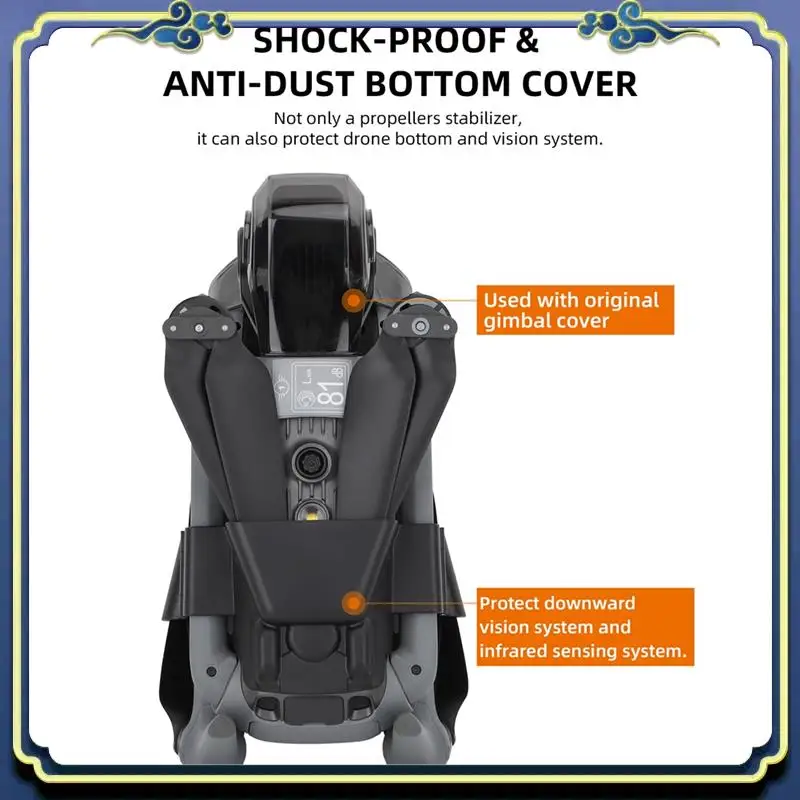 Portable Sunnylife For Air 3-Bundle Propeller Blade Retainer Parts Accessories Chassis Portable Multi-Purpose Protective Cover B