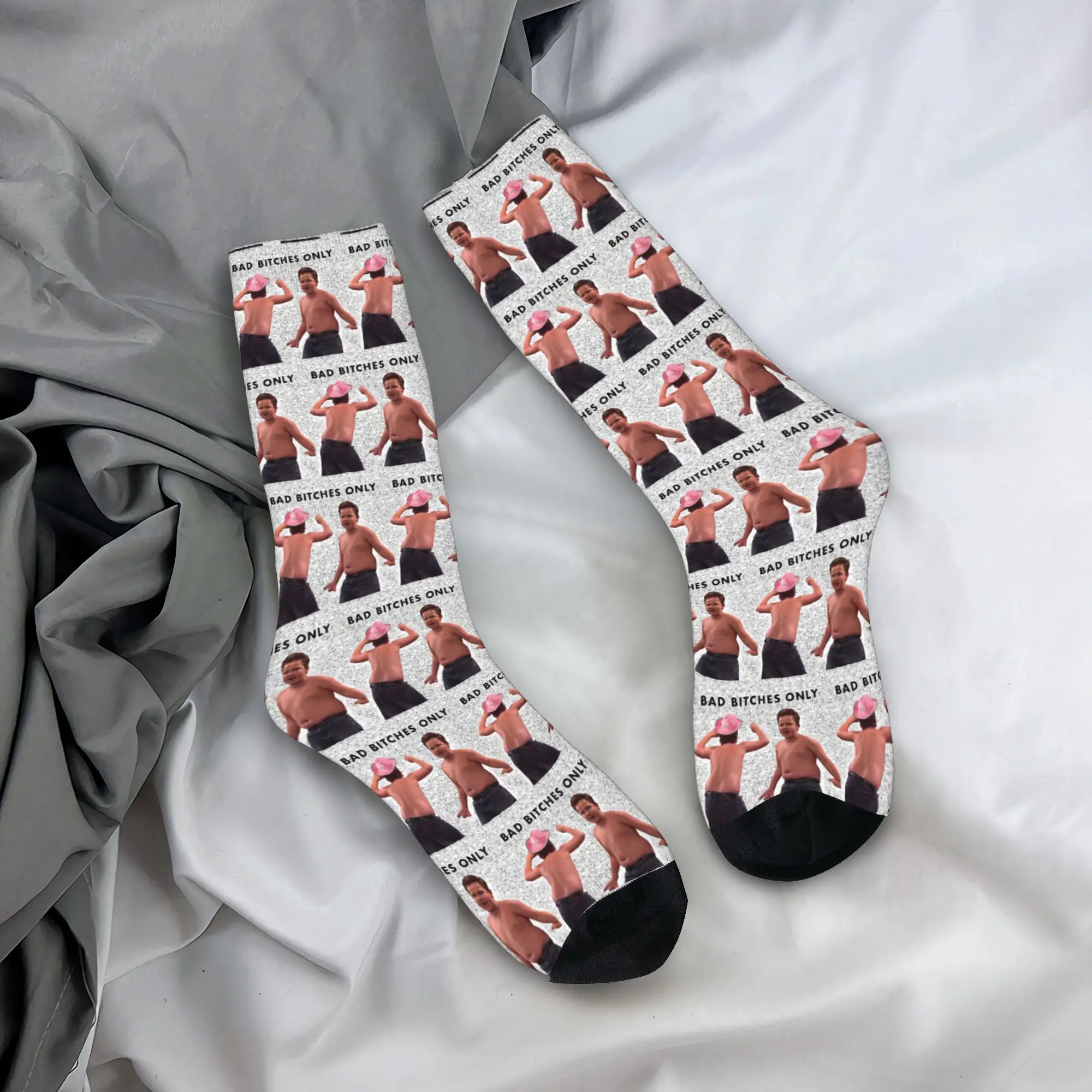 

Всесезонные носки Gibby Party Requirements Harajuku, впитывающие пот чулки, спортивные носки средней длины, мягкие рождественские подарки