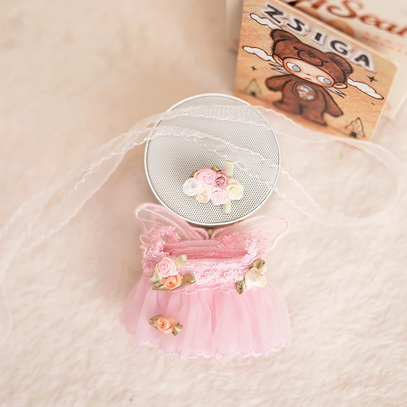 로즈 나비 날개 웨딩 드레스 20cm Zsiga BJD 인형 의류 액세서리 드레스 업 변경 의류 선물