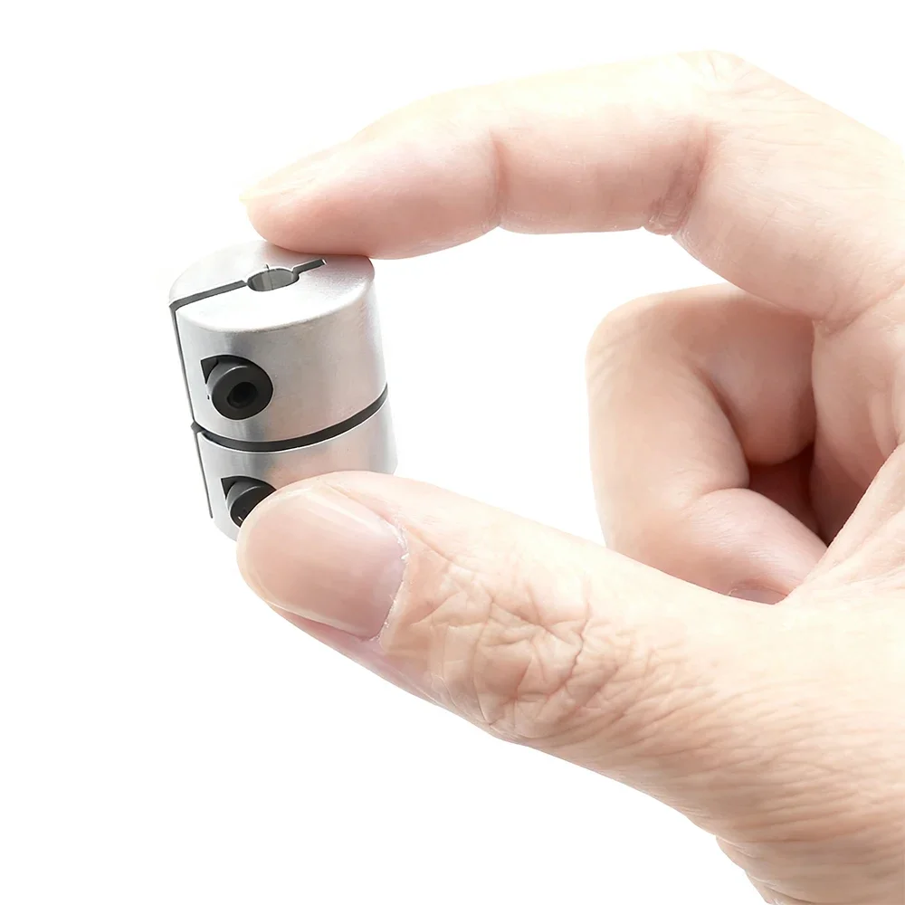 D20L25 عزم دوران عالي جامدة رمح المقرنة ثلاثية الأبعاد جزء الطابعة سبائك الألومنيوم الرصاص المسمار اقتران 4/5/6.35/8/10 مللي متر لخطوة محرك معزز #4