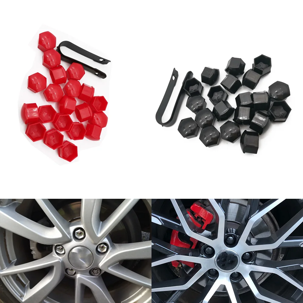 20 шт., Защитная крышка для болтов и гаек колеса автомобиля 17 мм 19 мм 21 мм
