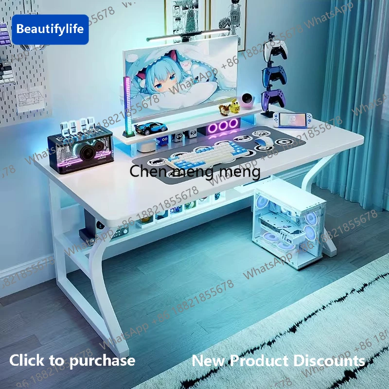 

A56 Ergonomic Vanity Office Desk Computer Bedroom Study Simple Office Desk Reading Gaming Design Bureau Meuble Home Accessories