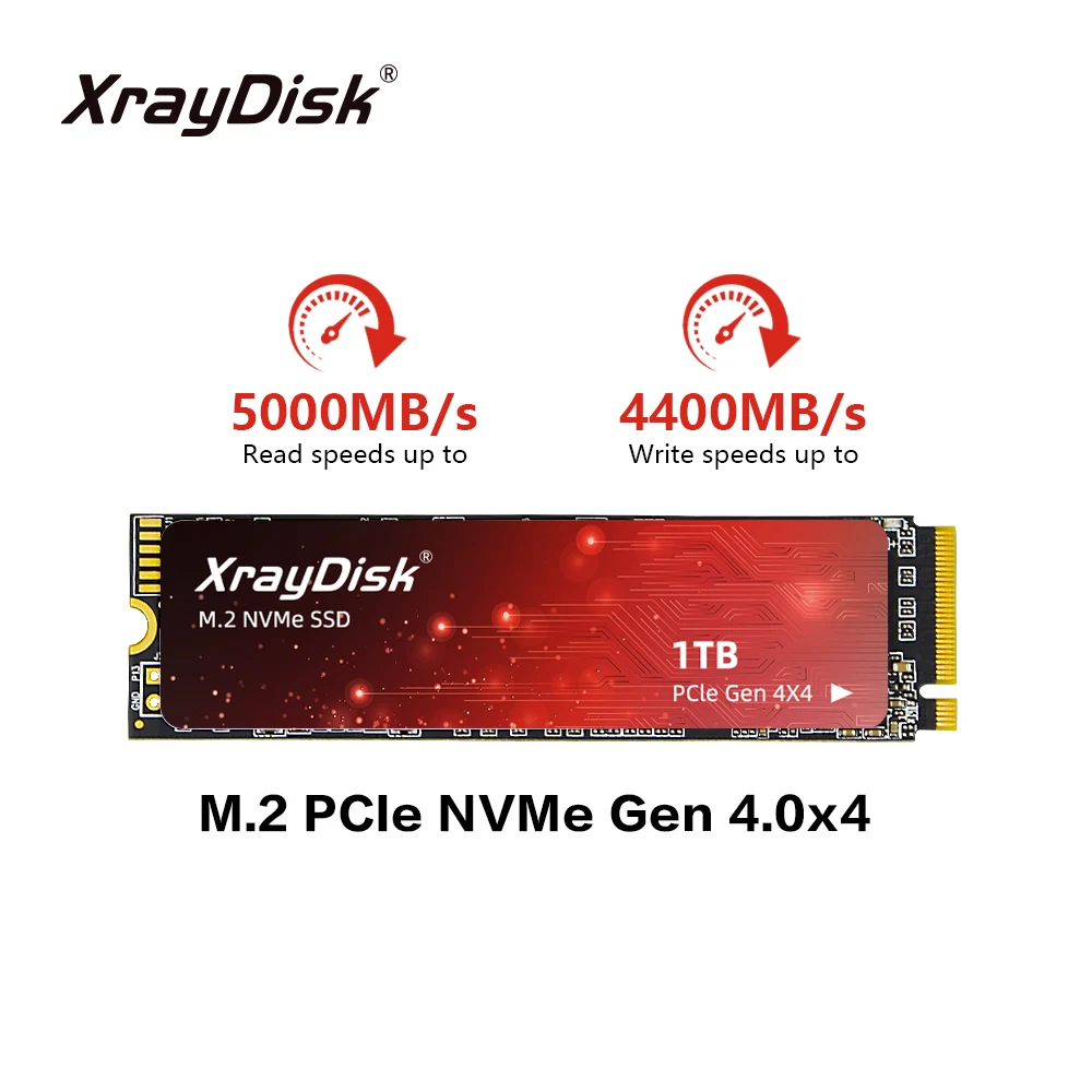 Xraydisk M.2 2280 SSD 1tb 2tb  SSD M2 NVMe PCIe 4.0 x4  NVMe SSD Drive Internal Solid State Disk for PS5 Desktop & Laptop