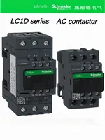 Contactor de CA de tres polos Schneider nueva versión negra serie LC1D B7C F7C Q7C M7C modelos 24V 110V 220V 380V disponible