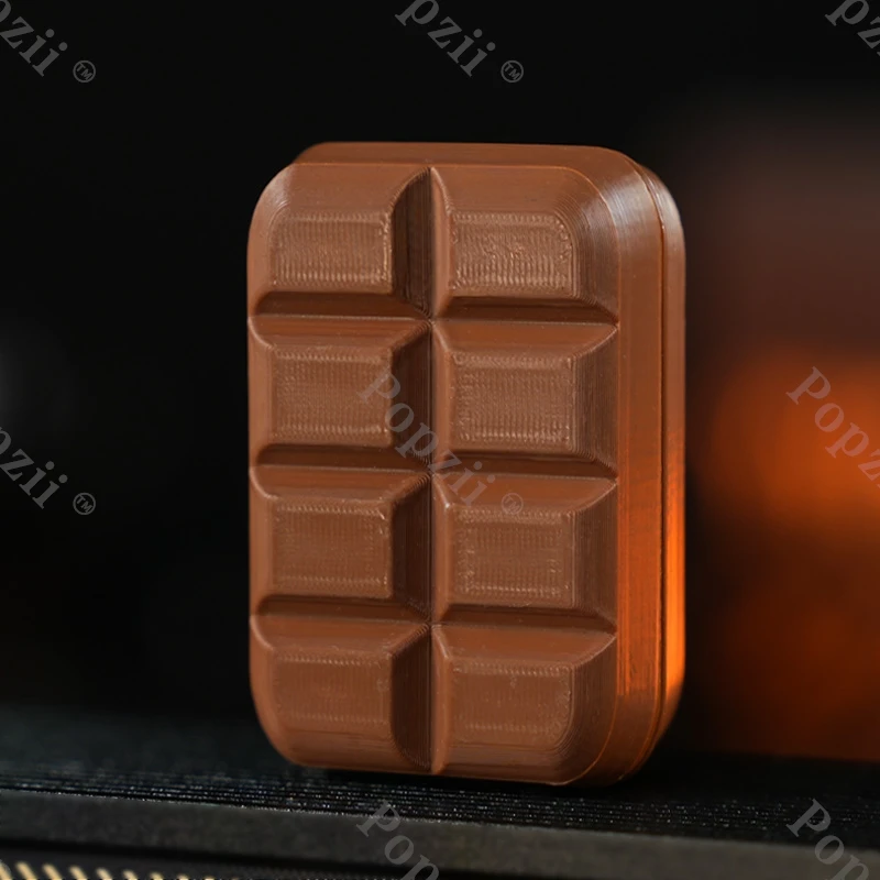 أخرى EDC الشوكولاته غير محدود دفع المنزلق حيل الإصبع EDC يقلب تململ لعبة المغناطيسي المفاجئة عملة القلق اللعب #5