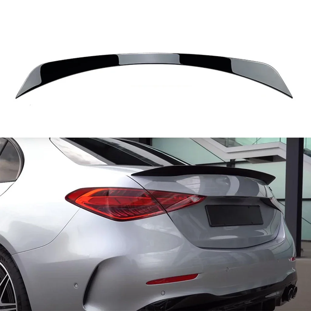 

New! Rear Spoiler Wing For Mercedes-Benz C-Class W206 C200 C260 C63 AMG 2022 2023 2024 Rear Trunk Lip Spoiler Trim