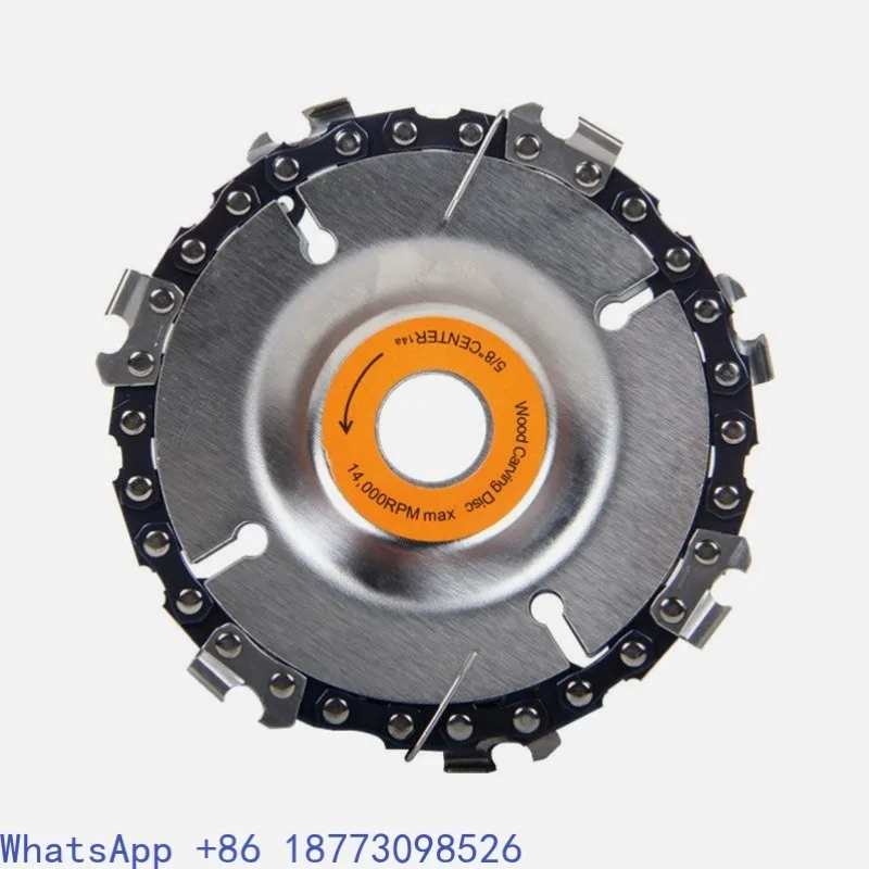 German Angle Grinder Chain Saw Blade Engraving Blade Woodworking Cutting Blade Chain Saw Slotting Circle，4PCS