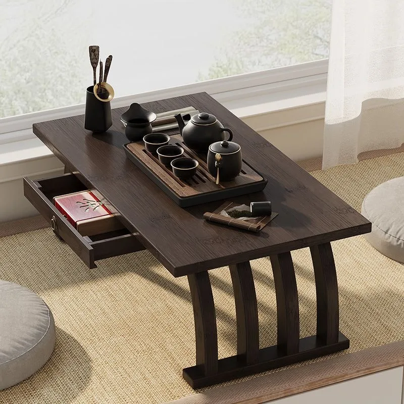 Small table windowsill small coffee table household Chinese ancient style tea low table sitting on the floor tatami
