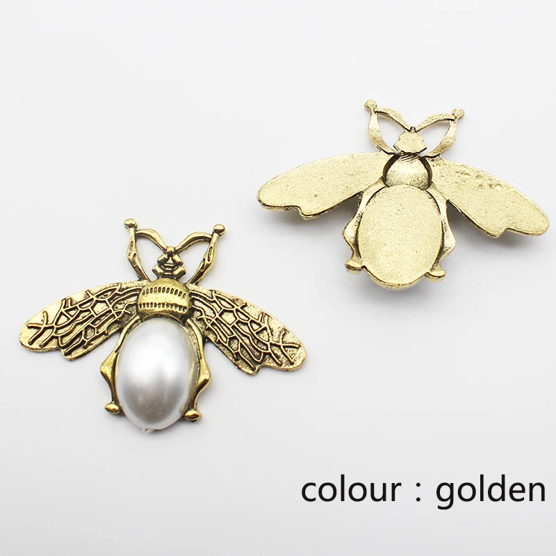 10 pieces of bee pearl accessories Artificial jewelry can be sewn on clothing accessories Romantic wedding accessories