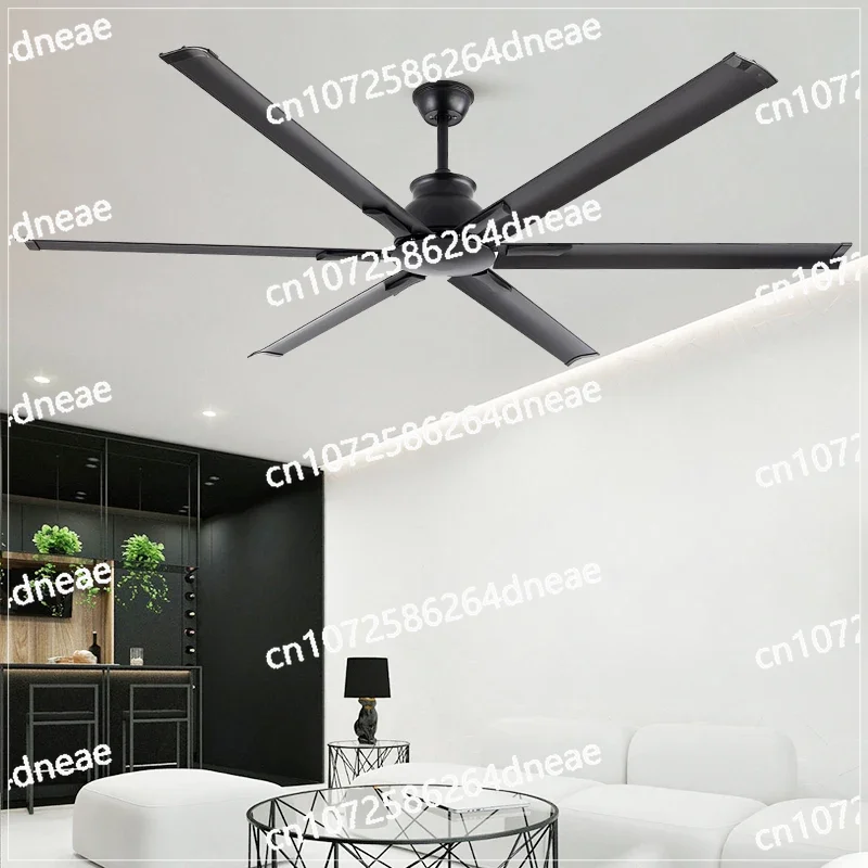 

Large wind aluminum leaf fan light 100 inch household factory industrial ceiling fan Amazon cross-border new ceiling fan light