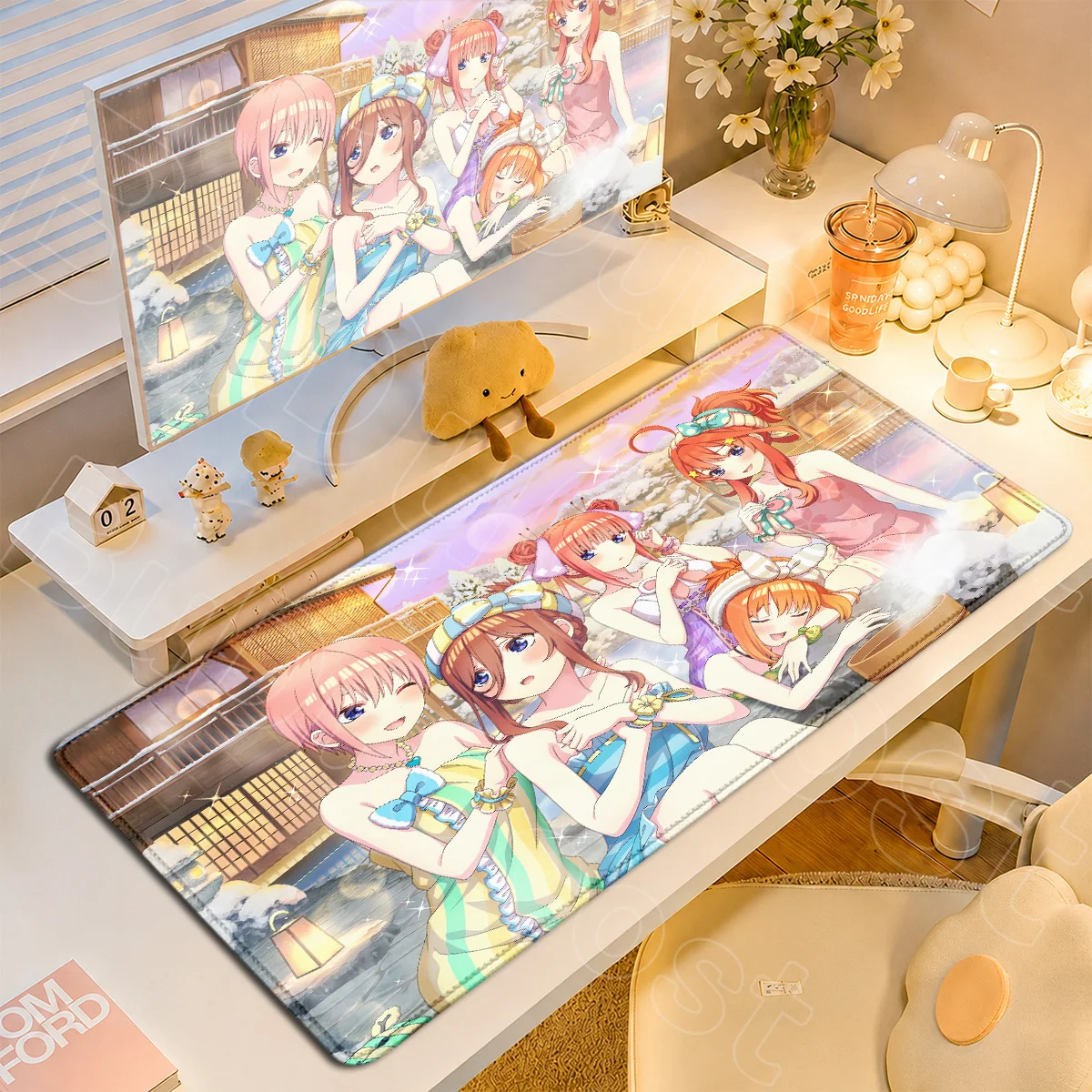 The Quintessential Quintuplets Anime Custom Gaming Mousepad HD Printing Office Mat Laptop Keyboard Rug Desktop Decoration Carpet