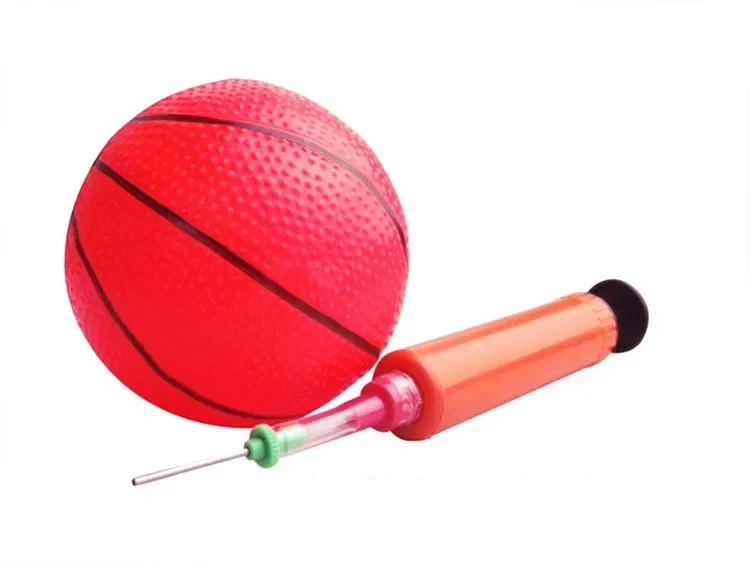 [Divertente] Può regolare l'altezza di supporti da basket giocattolo Supporti da basket super sportivi + basket + Set di gonfiatori Gioco di fitness per bambini