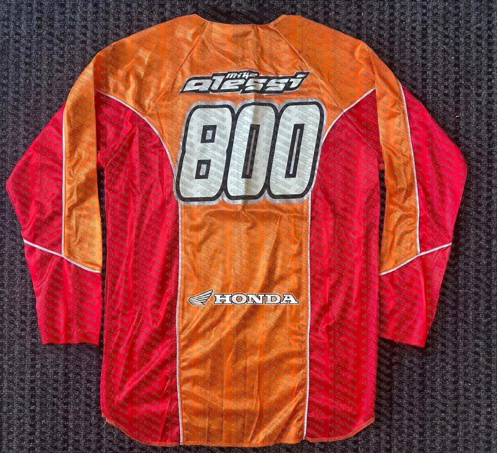 

2025 Honda Off-road Motorcycle Jersey Mountain #800 Vintage Long Sleeved T-Shirt Top Daily Quick Drying Breathable Clothing