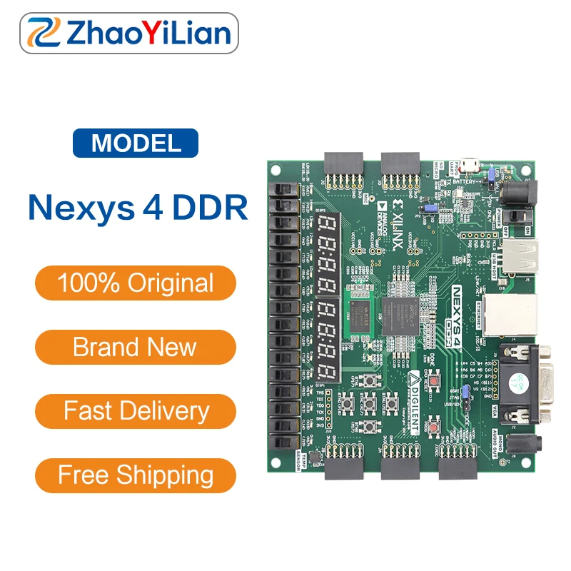 For Nexys 4 DDR Artix-7 FPGA Development Board Xilinx XC7A100T Embedded Digital Logic Learning Evaluation Kit