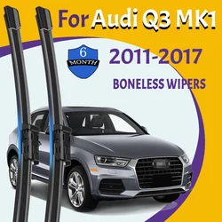 Wiper Blades For Audi Q3 MK1 2011-2017 Front  Windshield Clean Window Windscreen Auto Parts Car Rain Brushes 24''+20''