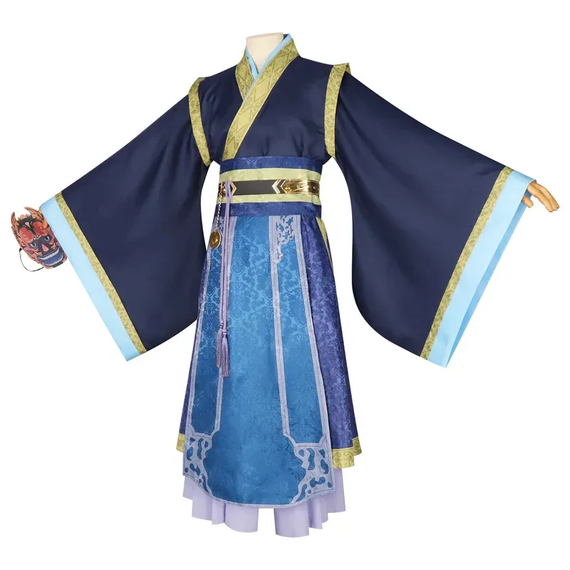 

Новый костюм для косплея Maomao Jinshi, парик, аптекарские дневники, зеленое платье Xidu для банкета, костюм ханьфу, мужская и женская одежда на Хэллоуин, 5f