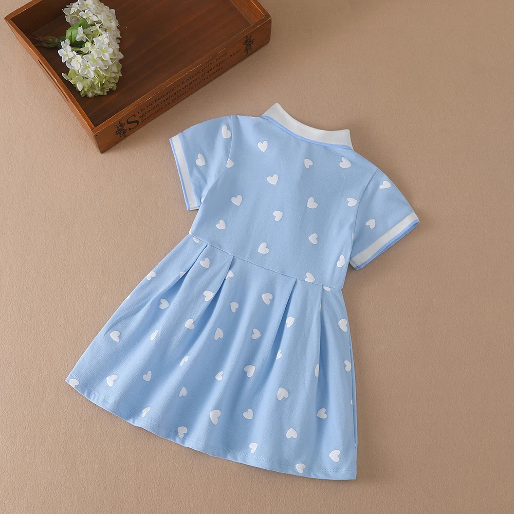 Girls Clothes 2024 New Summer Princess Dresses Short Sleeve Kids Dress Baby Dresses for Children Clothing 2-6Y